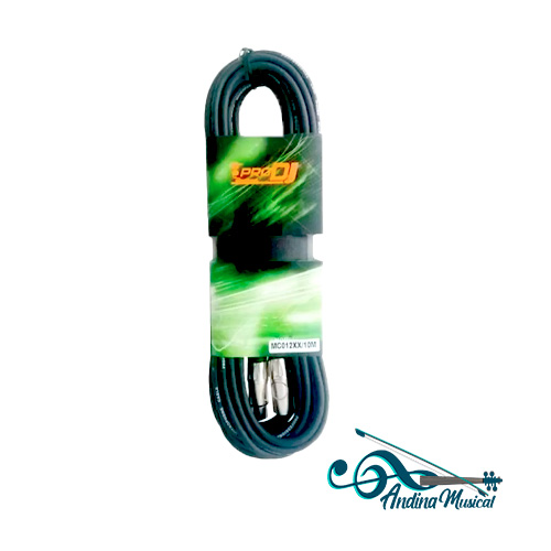 CABLE PRO DJ MC012XX 10 MTS MICROFONO