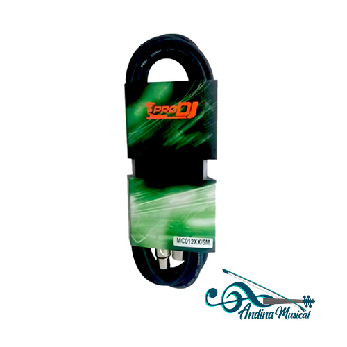 CABLE PRO DJ MC012XX 5 MTS MICROFONO