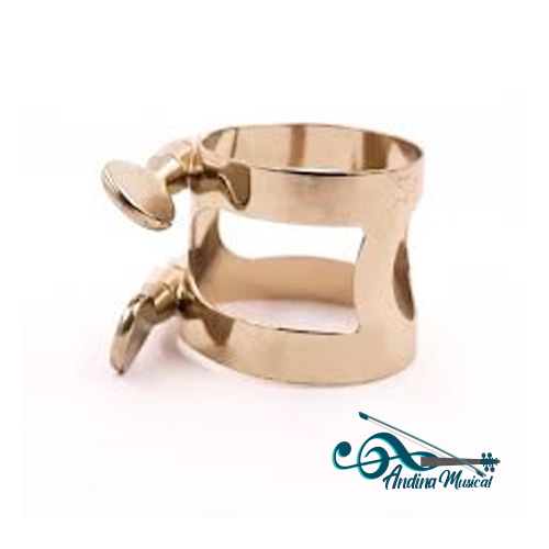 ABRAZADERA METALICA DORADA PARA SAXO TENOR