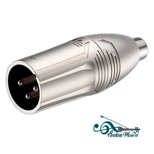 CONVERTIDOR DE RCA A CANON XLR MACHO  RA2XMPF