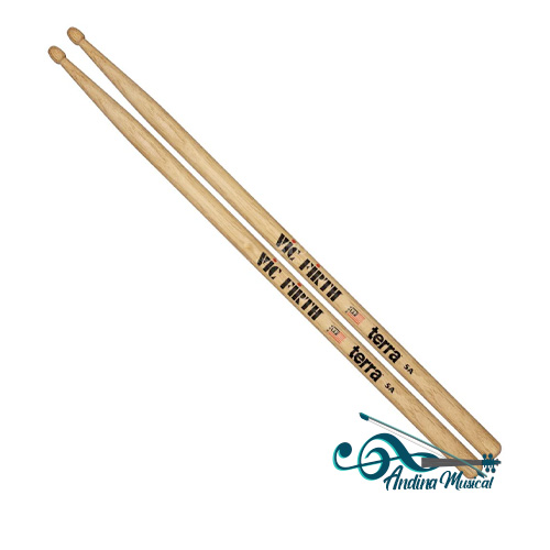 BAQUETAS VIC FIRTH TERRA PUNTA MADERA 5A