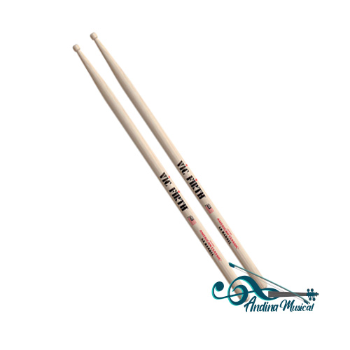 BAQUETAS VIC FIRTH A. CLASSIC 5A PUNTA DE MADERA NAT
