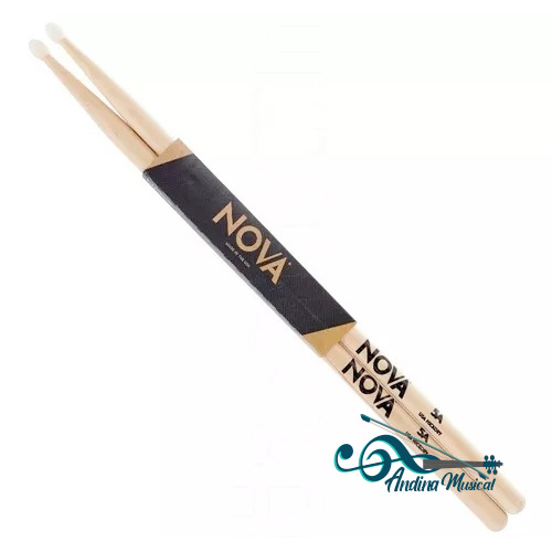 BAQUETAS PUNTA DE NYLON NOVA 5A