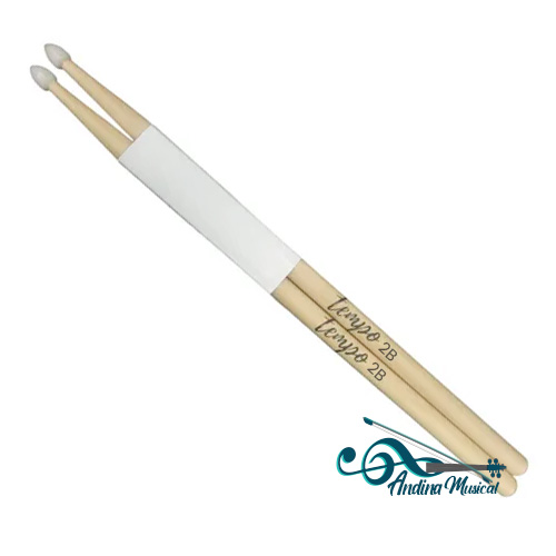 BAQUETAS TEMPO PUNTA NYLON 2B