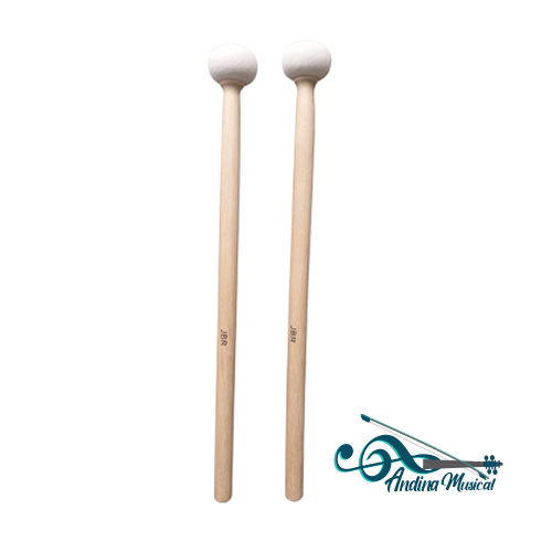 BAQUETAS SINFONICAS (GOLPEADOR DE BOMBO) JINBAO JB5