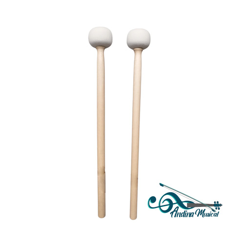 BAQUETAS SINFONICAS (GOLPEADOR DE BOMBO) SC KBM
