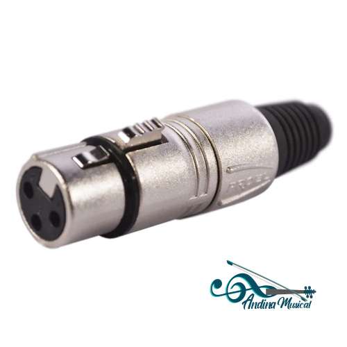 CONECTOR PROEL XLR HEMBRA XLR3FVPROPARA MICROFONO