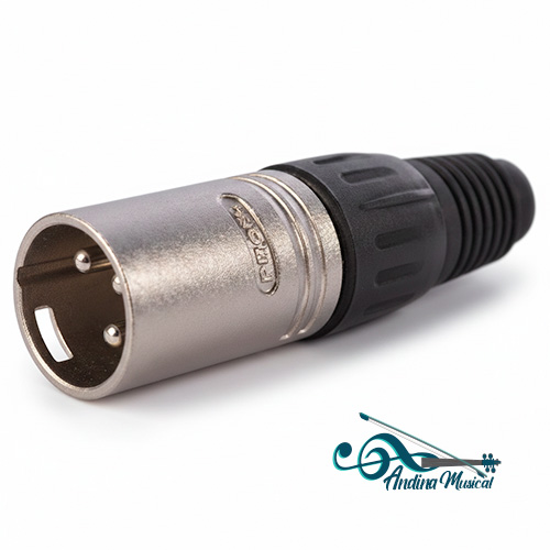CONECTOR PROEL XLR MACHO XLRMVPRO PARA MICROFONO