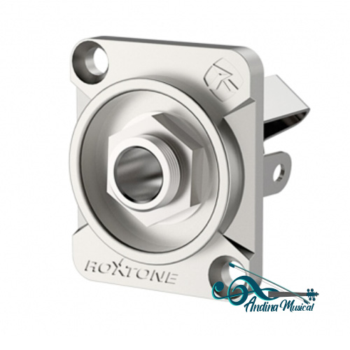 CONECTOR JACK RJ3FD-2 PLATEADO PARA INSTRUMENTO