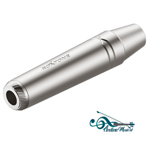 CONECTOR ROXTONE RJ3FPP-BG  PLUG HEMBRA DE 1/4 MONO - STEREO