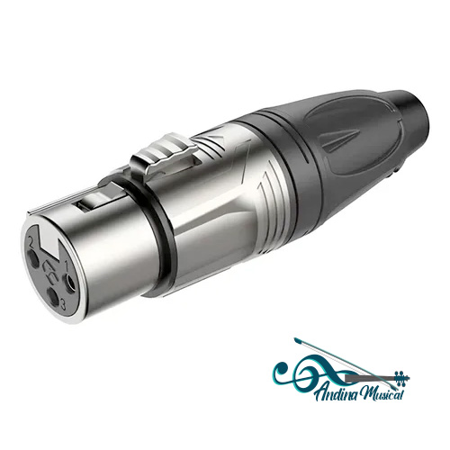 CONECTOR METALICO XLR HEMBRA RX3F-NT