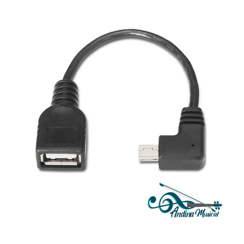 CONECTOR USB NEGRO  HEMBRA RAU2D-B