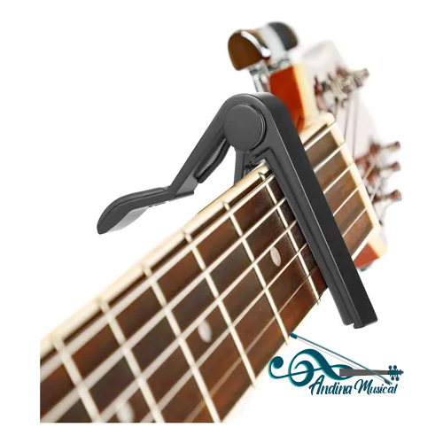 CAPODASTRO DE LUJO Q5 PARA GUITARRA (CAPO, PORTA PIC, SACA PIN)
