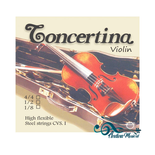 4TA CUERDA CONCERTINA VIOLIN 4/4 AC. AL CROMO CVSI-4