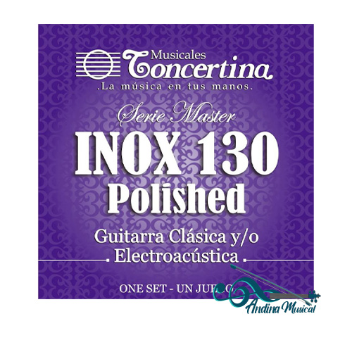 ENCORDADO CONCERTINA INOX 130 POLICHADO