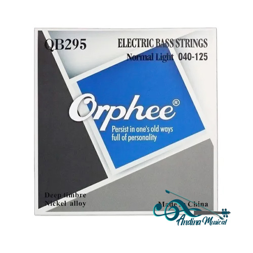 ENCORDADO ORPHEE PARA BAJO 5 CUERDAS QB295 40-125