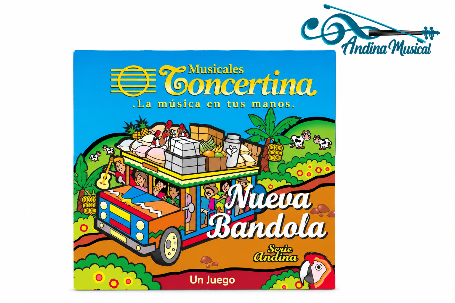 ENCORDADO CONCERTINA INOX PARA BANDOLA 12 CUERDAS