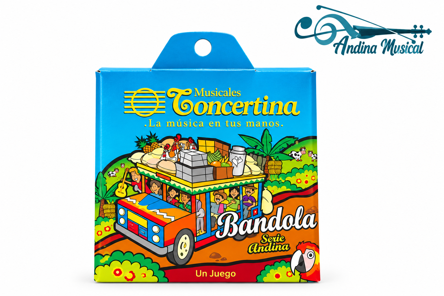 ENCORDADO CONCERTINA INOX PARA BANDOLA 16 CUERDAS