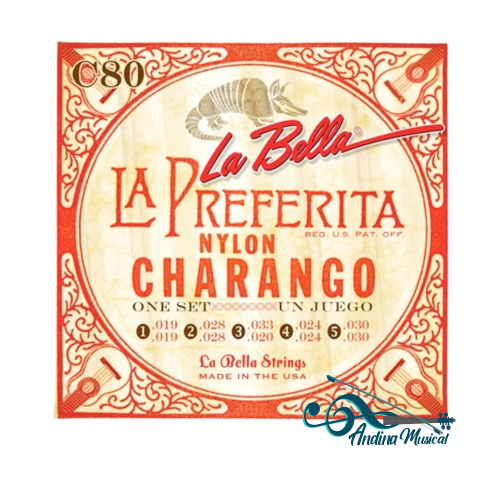 ENCORDADO LA BELLA C80 PARA CHARANGO