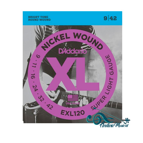 ENCORDADO D-ADDARIO EXL-120 GUITARRA ELECTRICA 09-42