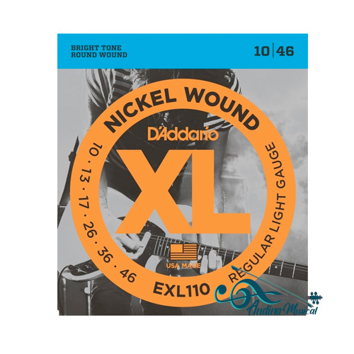 ENCORDADO D-ADDARIO GUIT. ELECTRICA EXL110 10-46