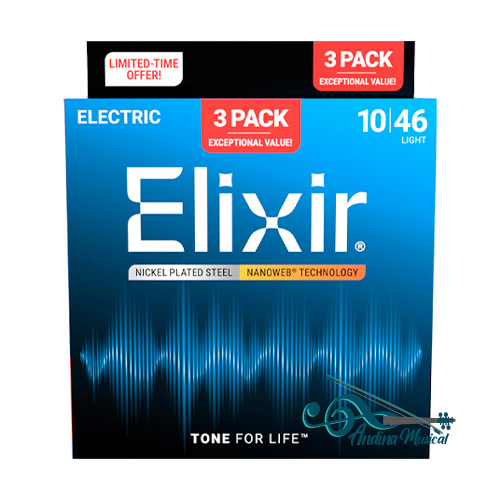 ENCORDADO ELIXIR GUITARRA ELECTRICA 16567 10-46