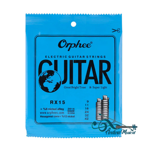 ENCORDADO GUITARRA ELECTRICA ORPHEE RX15C 09-42