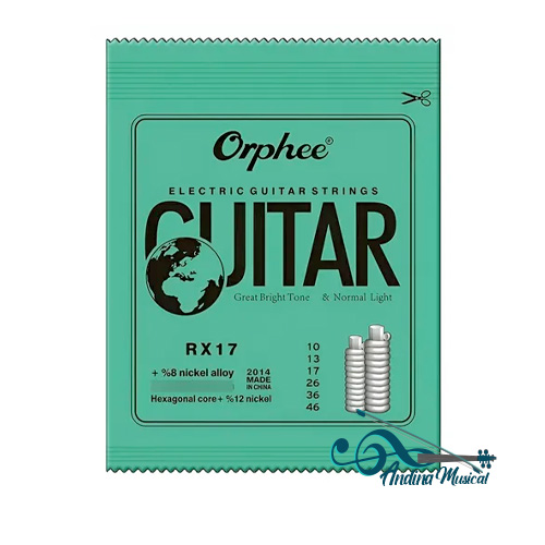 ENCORDADO GUITARRA ELECTRICA ORPHEE 10-46 EN NICKEL INOX SE3X