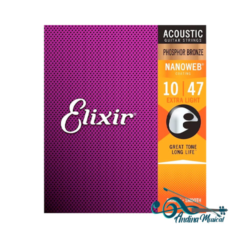 ENCORDADO ELIXIR GUIT ELECTROACUSTICA 16002 10-47