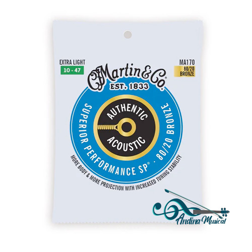 ENCORDADO MARTIN GUITARRA ACUSTICA MA170S 10-47
