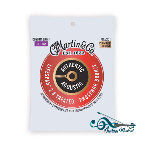ENCORDADO MARTIN GUITARRA ACUSTICA MA535T 11-52