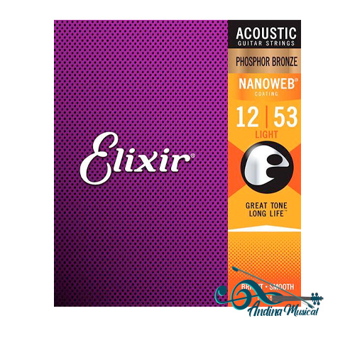 ENCORDADO ELIXIR GUIT ELECTROACUSTICA 16569 12-53