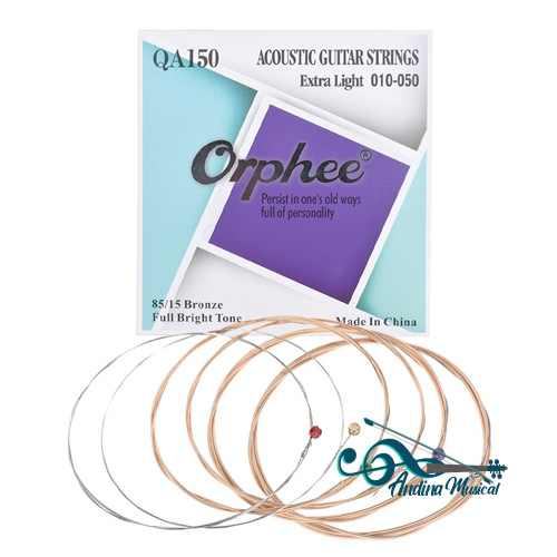 ENCORDADO ORPHEE QA150 EN ACERO 10-50 BRONCE FOSFORADO