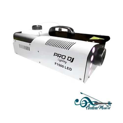 MAQUINA DE HUMO PRO DJ LIGHTING FOG 1500 UP LED DE 1500W