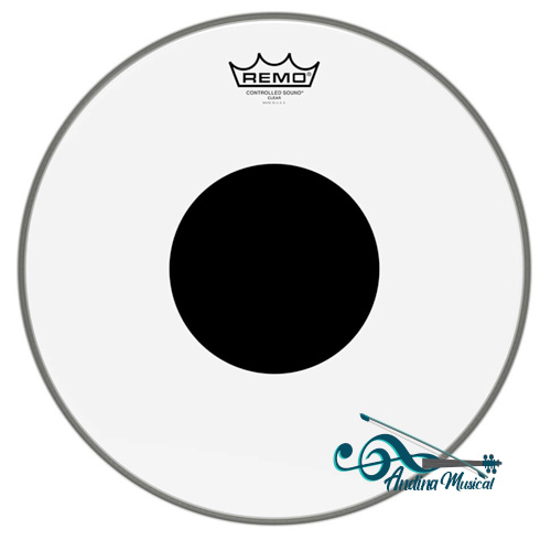 PARCHE REMO ENCORE AMB 14" PUNTO NEGRO