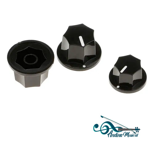 CONTROL (PERILLA) PLASTICO NEGRO TONO PN-S1T
