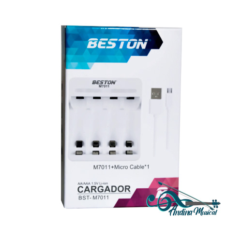 CARGADOR BESTON BST-M7011 PARA 4 PILAS AA/AAA