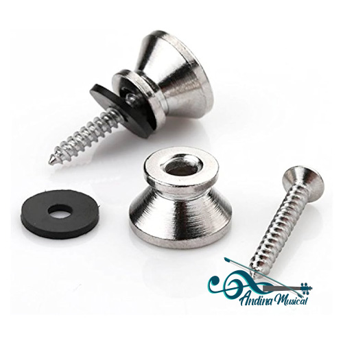 PIN CROMADO PARA GUITARRA Y BAJO