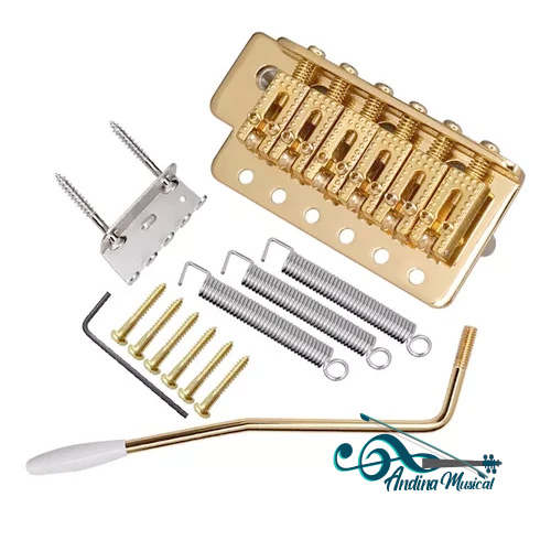 PUENTE TREMOLO PARA GUITARRA SB001 GD DORADO