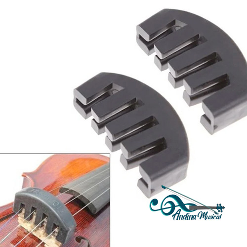 SORDINA PARA VIOLIN PEQUEÑA EN CAUCHO