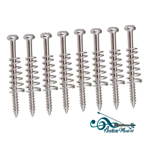 TORNILLO + RESORTE PARA MIC DOBLE DE GUITARRA ELECTRICA REF. PC-8D