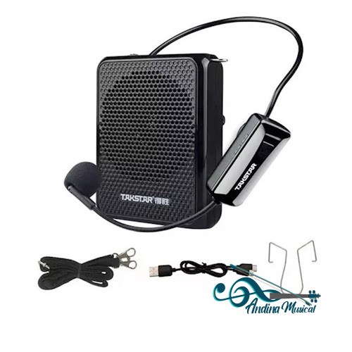 AMPLIFICADOR PORTATIL INALAMBRICO TAKSTAR E-126W RECARGABLE DE 26WATTS