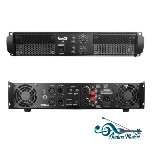 AMPLIFICADOR DE POTENCIA PRO DJ V6 DE 600 W