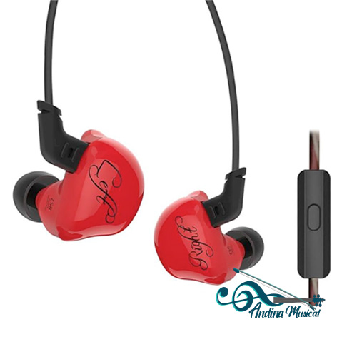 AUDIFONOS KZ ZSR RED