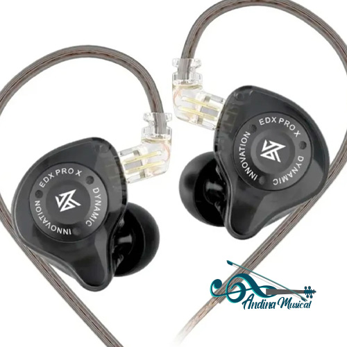 AUDIFONOS KZ EDX PRO X IN EAR NEGRO