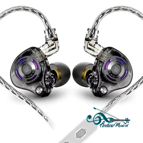AUDIFONOS KZ GALE IN EAR NEGRO