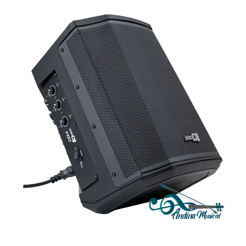 CABINA ACTIVA PRO DJ RECARGABLE P1 GO DE 6,5 PULG X 120 W RMS BLUETTOOTH CON ESTUCHE