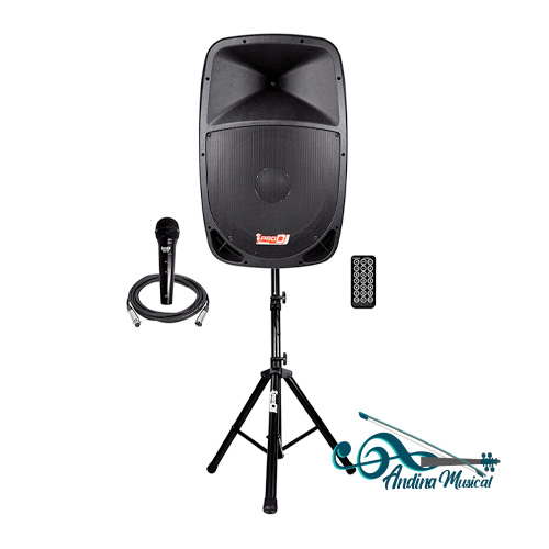 COMBO ACTIVA ACTIVA PRO DJ 
PB15E-MP3-OP SYS CON PARL DE 15 X 150 W  CONEXIÓN OPTICA