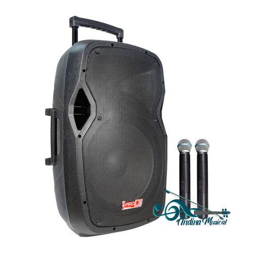 CABINA RECARGABLE PRO DJ PS15A-MP3-B  15 X 200 CON 2 MICROFONOS