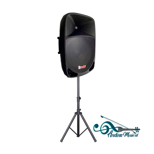 COMBO CABINA ACTIVA + BASE + MIC. PRO DJ PSA-15A SYS  15 X 200 RMS